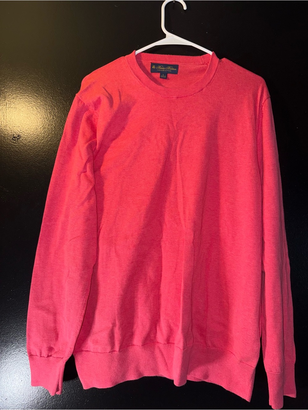Brooks Brothers Crewneck Sweater - Coral Pink